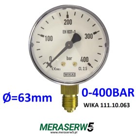 WIKA M63R/111.10.063  WIKA  0-400BAR